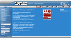 Desktop Screenshot of digiplate.eu